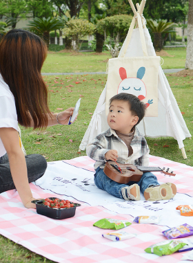 居家家户外野餐垫防潮垫加厚春游垫子便携郊游露营防水野炊地垫