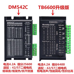 42步进电机套装0.7N大扭矩步进马达42BYGH60+TB6600电机驱动器4A