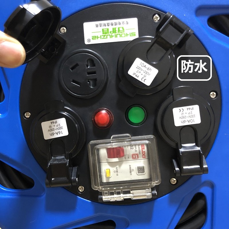 防水线盘室外用电缆盘拖线板电线盘拖线盘绕线盘线拖盘线架插座盘