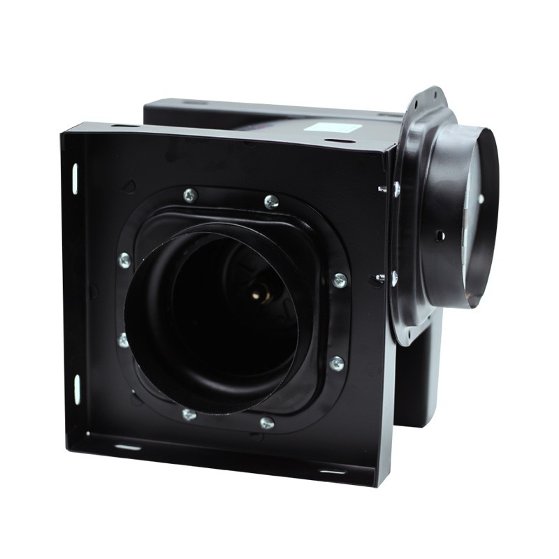 顶格金属分体排气扇静音离心式100mm管道换通风抽送风机带止回