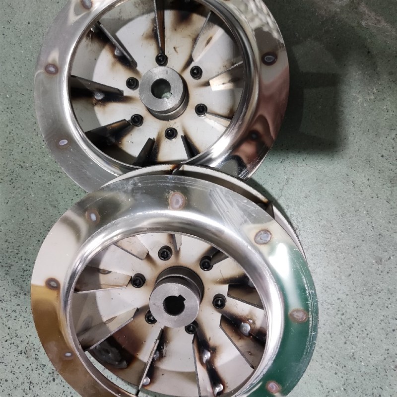 YN5-47锅炉引风机离心风机专用叶轮鼓风机304不锈钢风叶叶轮风轮