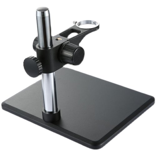 电子视频显微镜支架底座调焦托架加长立柱微调升降组2mm载物台