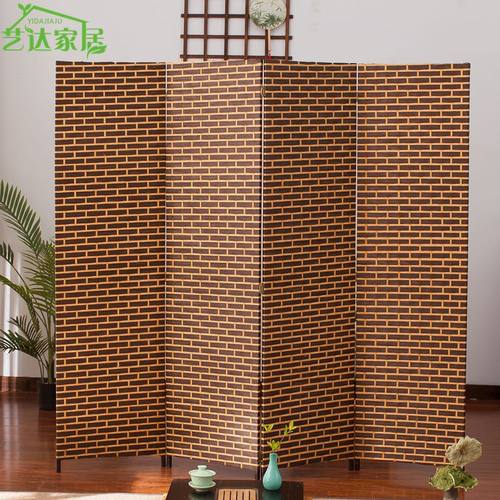 屏风隔断客厅现代 折叠屏风玄关墙 中式实木酒店折屏