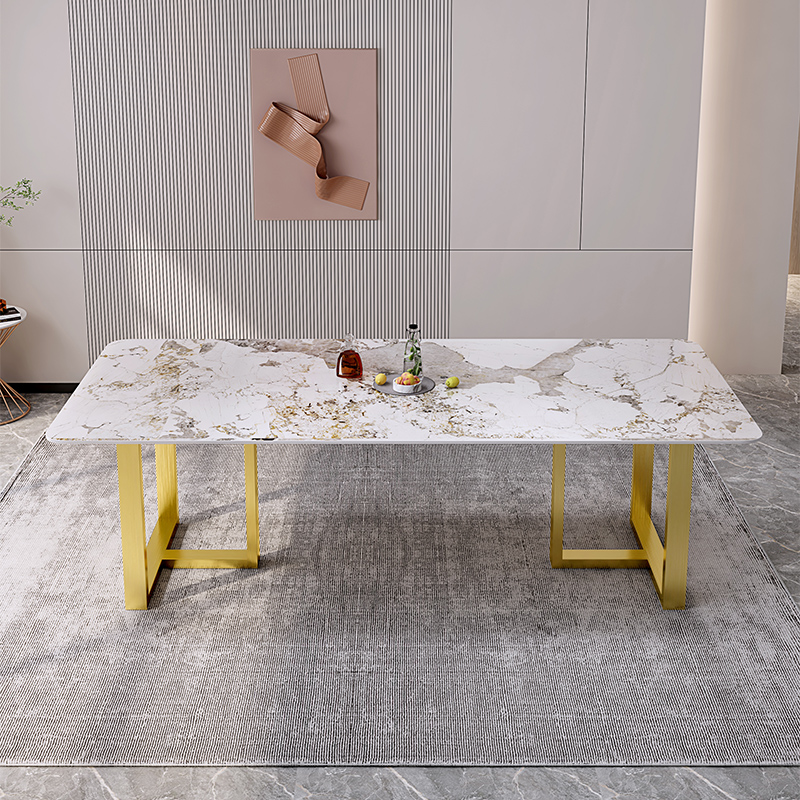 桌腿桌脚支架定制大理石岩板桌架不锈钢餐桌脚办公桌子腿现代