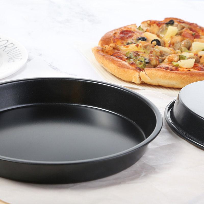 披萨盘饼底烤盘圆形家用商用烘焙烤箱/7/8/9寸pizz蛋糕模具装