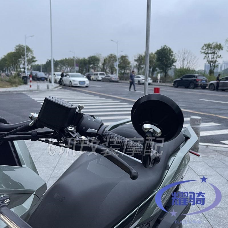 适用升仕368G仪表遮阳板配件延长后挡泥板无损安装368g手把后视镜