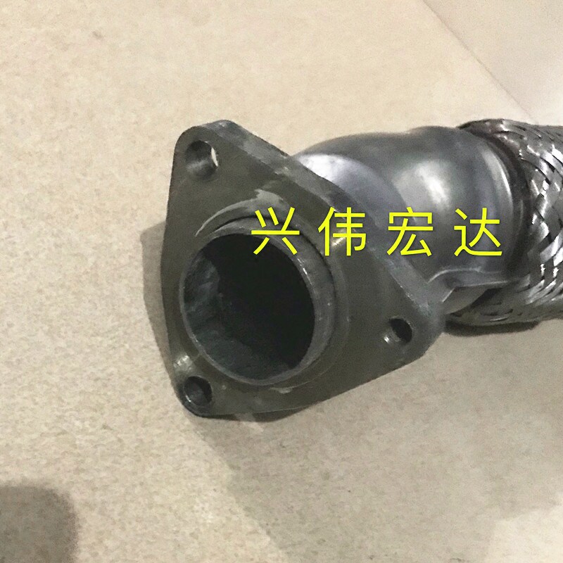 北汽陆霸路霸 发动机排气管连接管软连接左右连接管图片