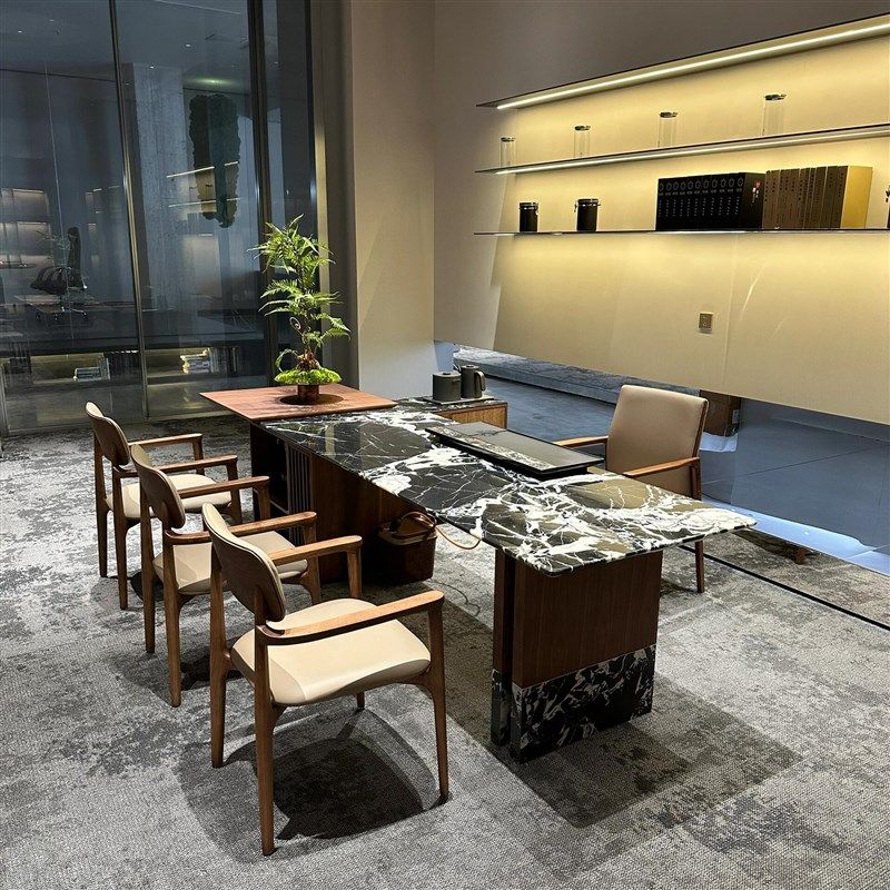 新高端实木桃白蜡木茶桌椅岩板茶室酒店民宿办公室泡茶桌,住宅家具,家用茶台/茶桌,淘宝优惠券,粉丝福利购,淘宝优惠卷