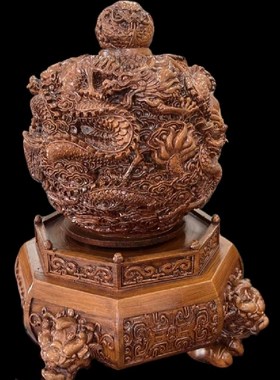 九转乾坤雕刻电视柜装修实木质酒柜博古架桌面高档商务办公桌茶几