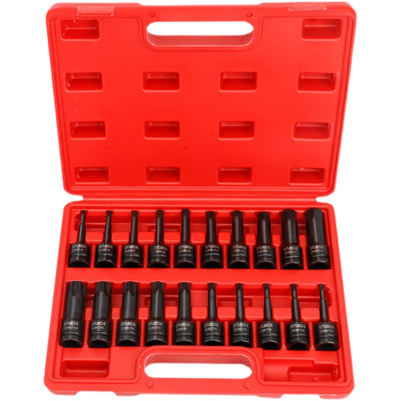 拓驰1/2大飞棘轮风炮连体批头气动内六角旋具筒装加长扳手H