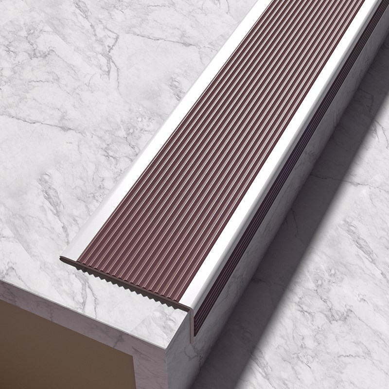 水泥黑楼梯防滑条台阶包边室外踏步垫压条室内防撞贴直角自粘