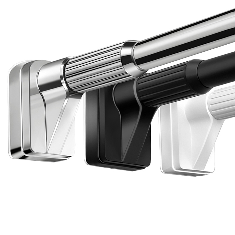 免打孔防滑伸缩杆晾衣杆阳台晾衣架支撑挂衣杆窗帘杆卫生间浴帘杆