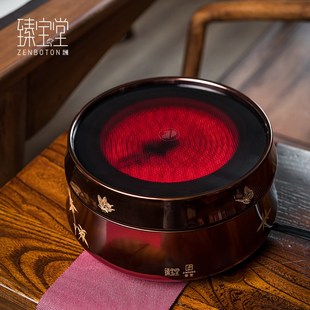 臻宝堂晋芳电陶炉银壶家用加热大功率1500瓦铁壶煮水器多档煮茶炉