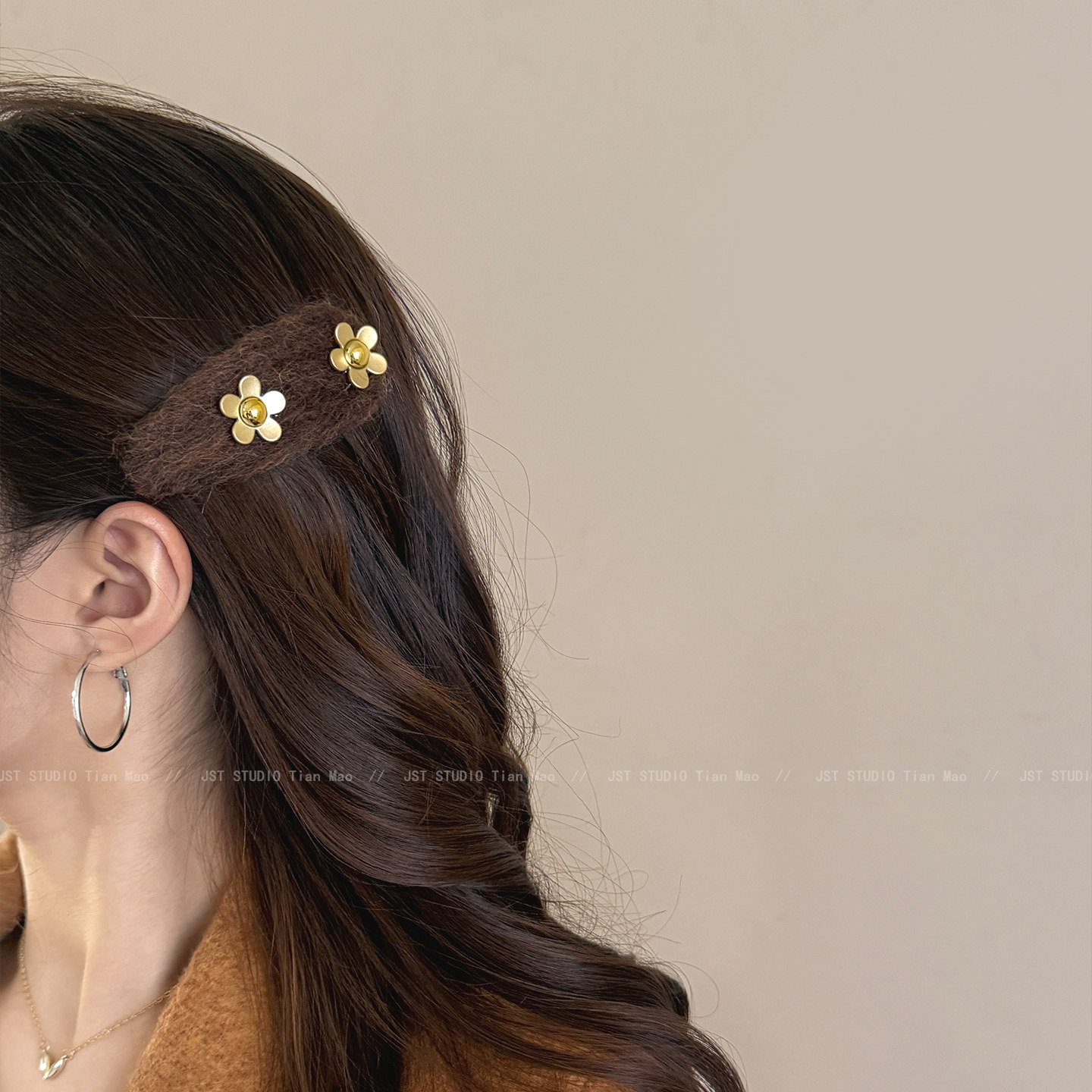 超仙好看花朵毛绒前额边夹发夹女2025新款秋冬侧边刘海夹发卡夹子,饰品/流行首饰/时尚饰品新,发饰,淘宝优惠券,粉丝福利购,淘宝优惠卷