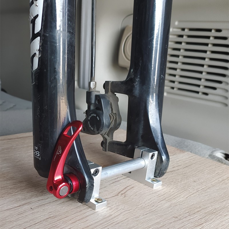 自行车停车架长途携车架前叉固定架单车支架汽车行李改装收纳配件