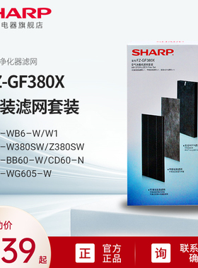 夏普空气净化器滤网滤芯FZ-BB60W/GF380X适配KC-W380S/WB6/WG605