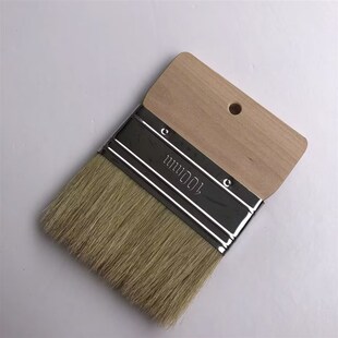 寸寸艺术涂料猪鬃毛刷油漆刷艺术漆施工扁刷矽藻泥工具扫沙