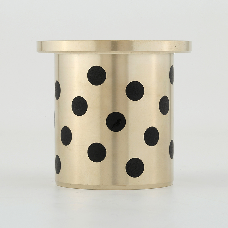 JFB铜基石墨铜耐磨自润滑法兰OFN01铜合金无油衬MPFZ55 0 70