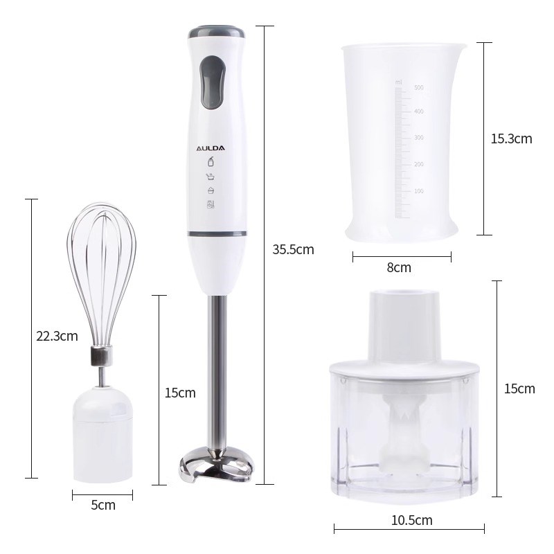 奥朗达大功率手持料理棒家商两用烘焙绞肉研磨多功能搅拌机均质机