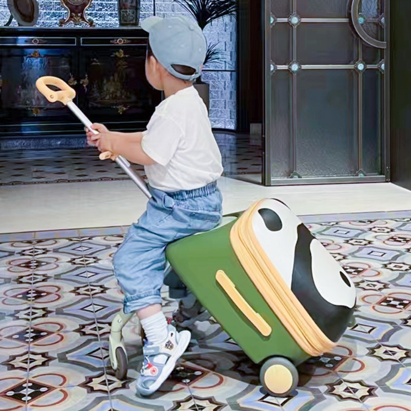 叨叨奶爸儿童遛娃箱奶爸先生行李箱可坐骑拉杆箱旅行箱20寸可登机