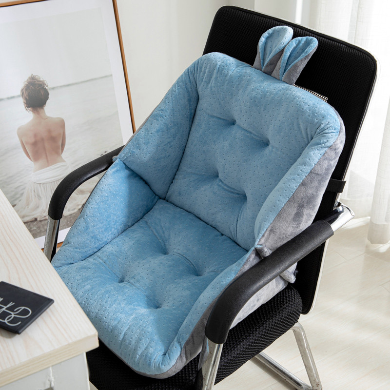 椅垫坐垫靠垫一体办公室护腰靠背板凳电脑餐椅子藤椅连体垫子毛绒,居家布艺,椅垫,淘宝优惠券,粉丝福利购,淘宝优惠卷
