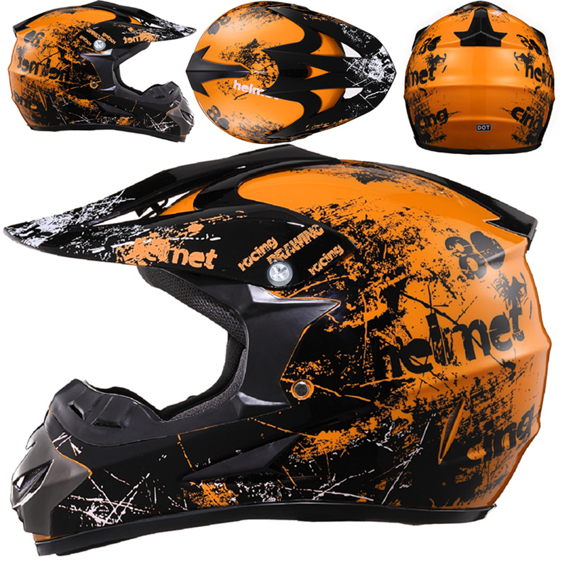 电动越野摩托车头盔男女情侣山地速降MX机车林道赛车全盔四季透气