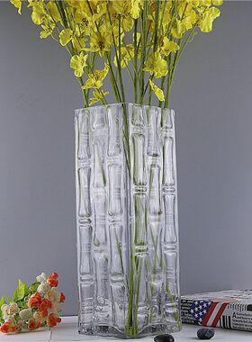 号落地富贵竹瓶方形插大号客厅水培饰