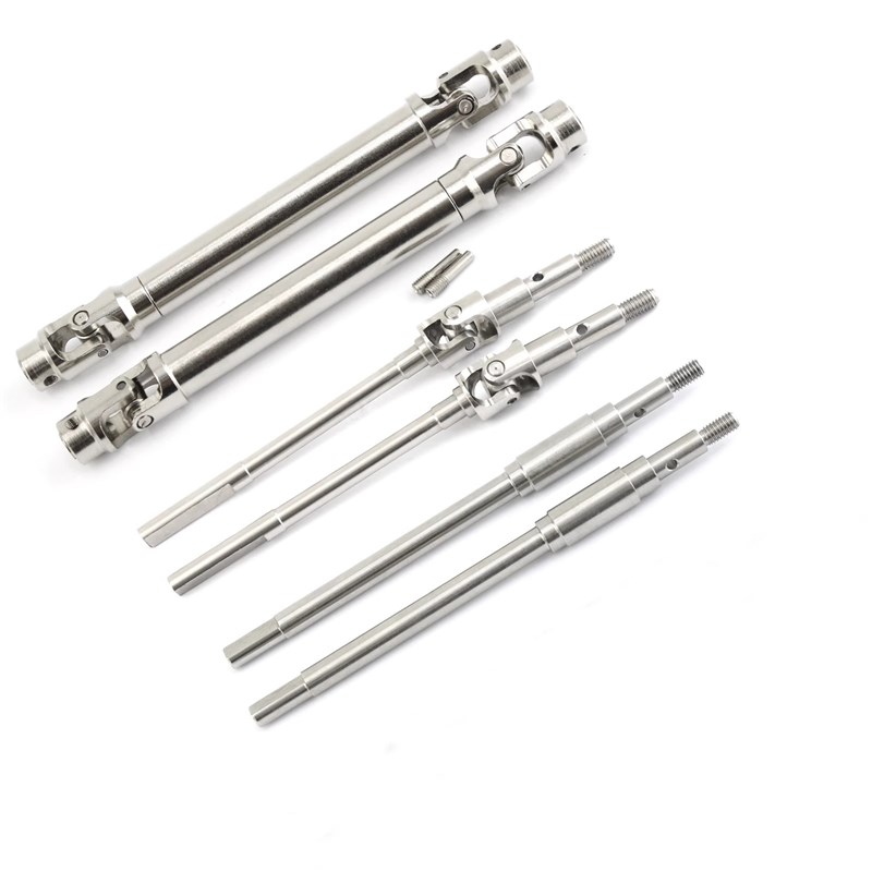 1:10FM探险家 大奇 升级件金属前后传动轴 后桥轴 CVD