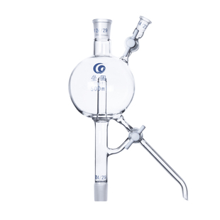 垒固硼硅玻璃溶剂蒸馏头四氟节门**