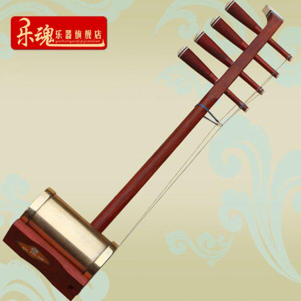 乐魂5折红木铜筒四胡蒙古乐器铜筒四胡高音拉弦乐器红木四胡