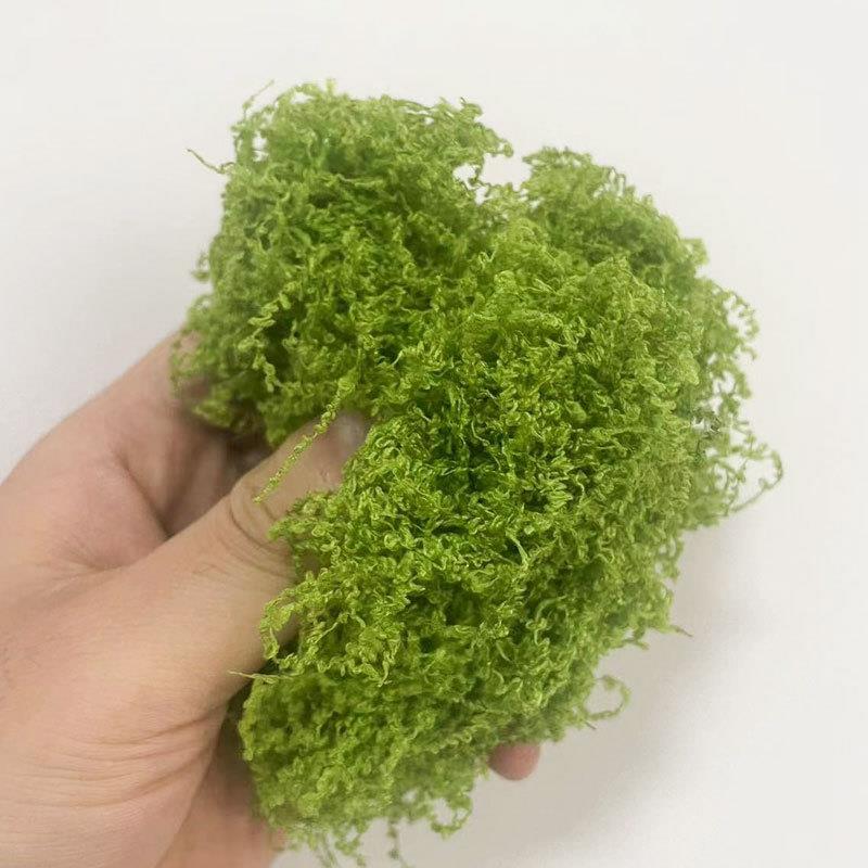 真丝状苔藓置草坪人假青苔仿真羊毛藓景观布仿草坪盆景盆栽SXQ造图片