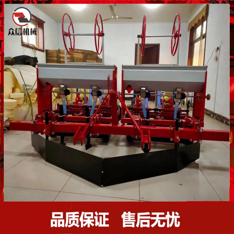 花生播种覆膜机辣椒油葵拖拉机起垄播种铺膜施肥滴灌免扣膜精播机