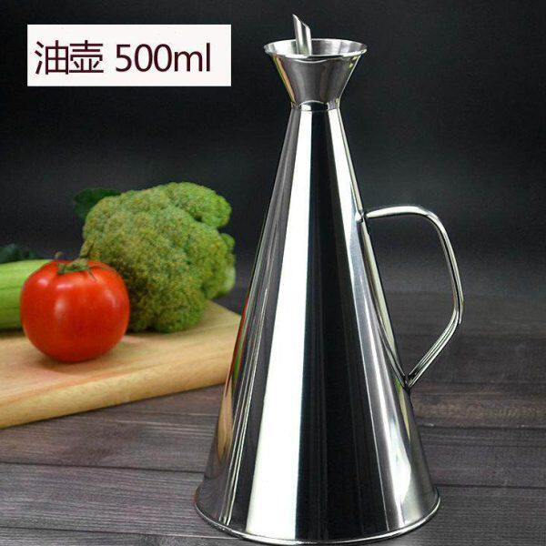 不锈钢厨房油壶油瓶500ml调味用品创意1000t202家用供应防漏装304