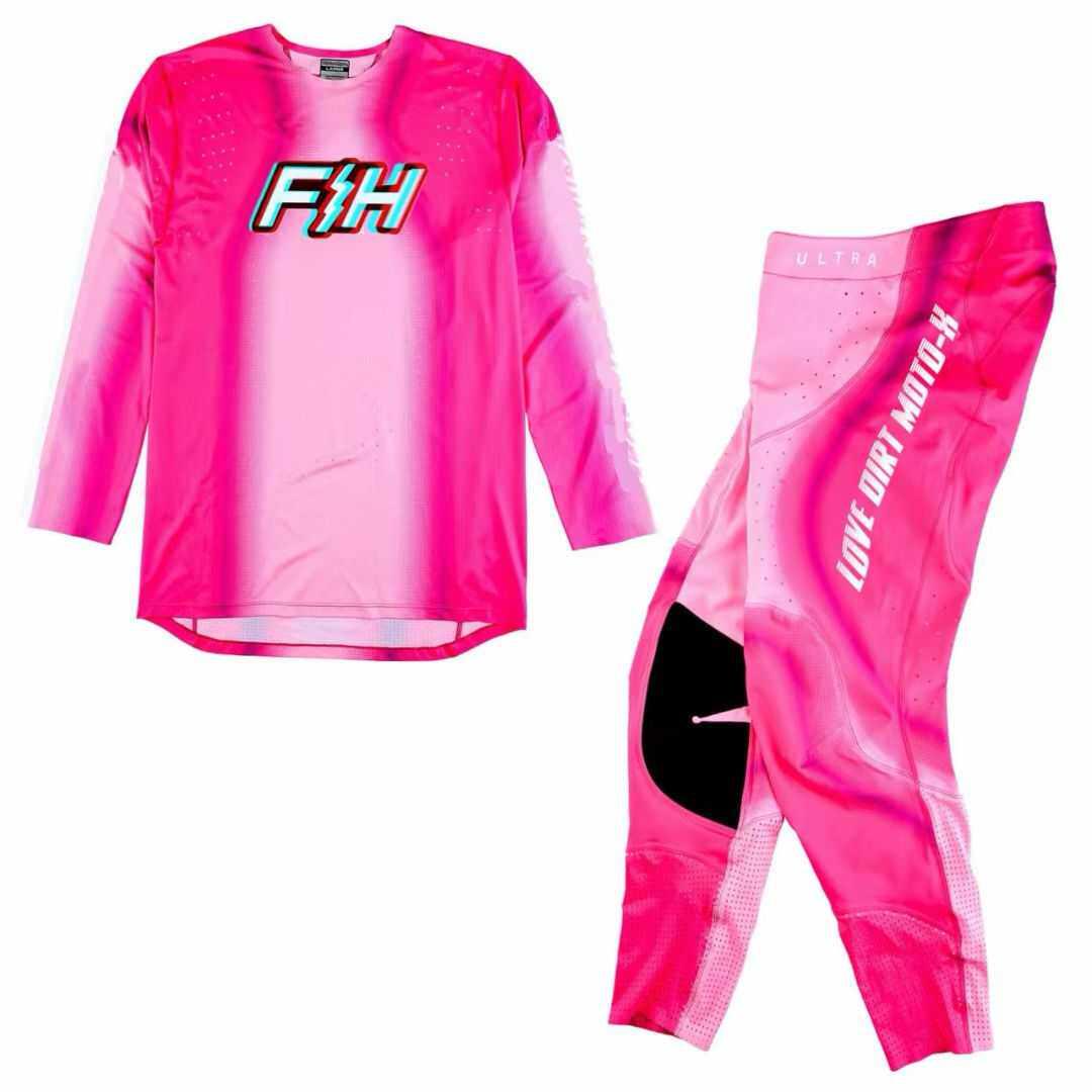 FH 2025新款越野摩托车骑行服套装透气速干骑行服