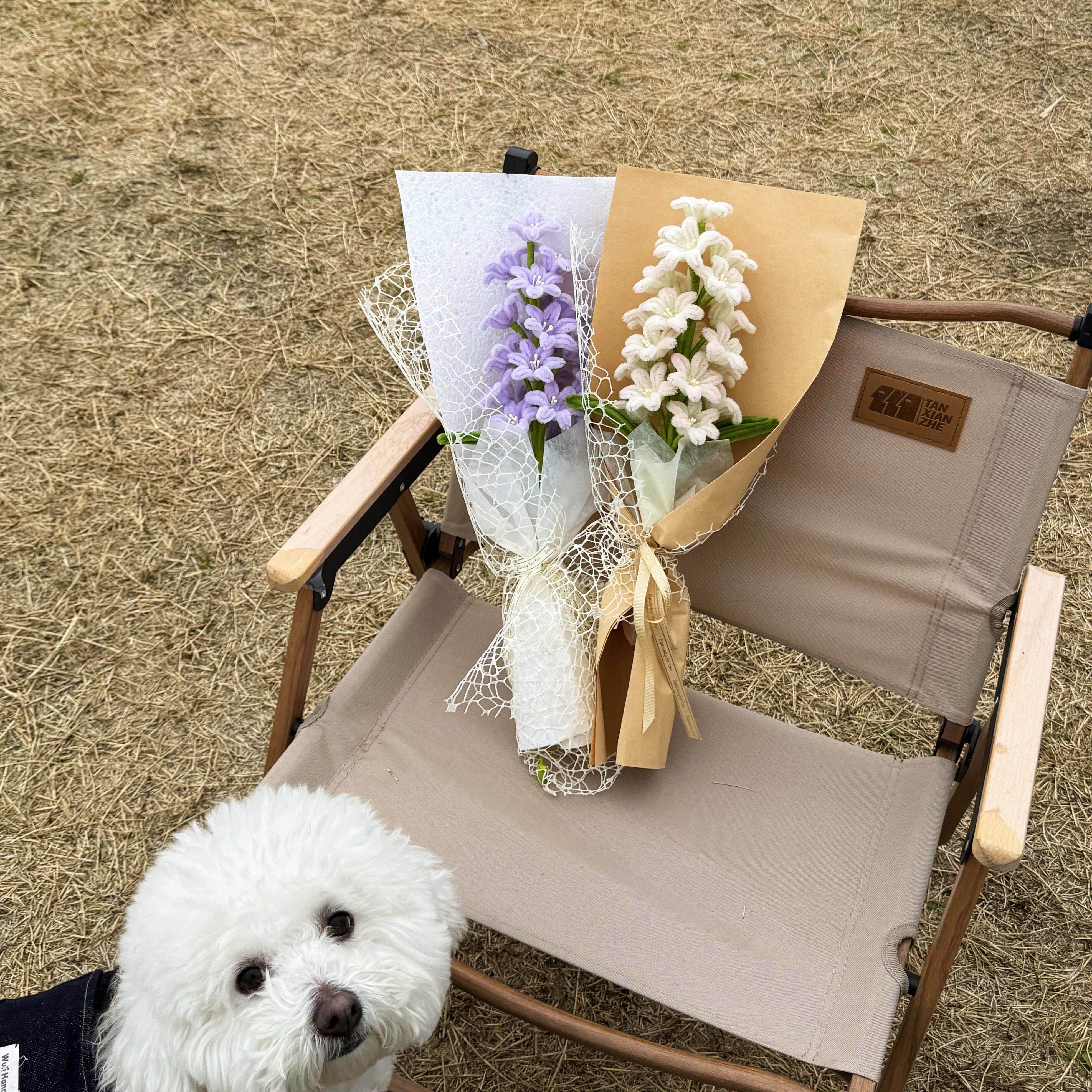 成品扭扭棒风信子花束手工编织diy材料包送女朋友毕业礼物创意