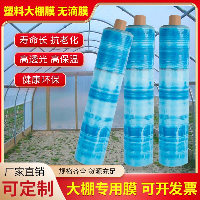 整卷大棚塑料膜抗老化农用薄膜高透光无滴膜保温塑料布葡萄专用膜