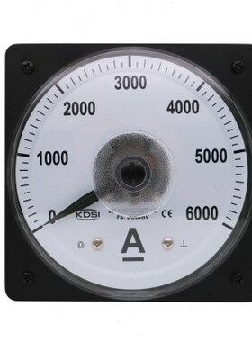 指针式直流电流表LS-110 DC50mV 6000A 圆形开孔 广角度显示仪表