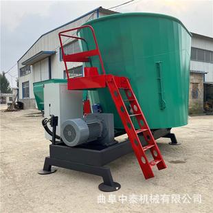 拌草料粉碎混料机养殖场全日粮揉搓搅草机青储草料粉碎搅草机 卧式