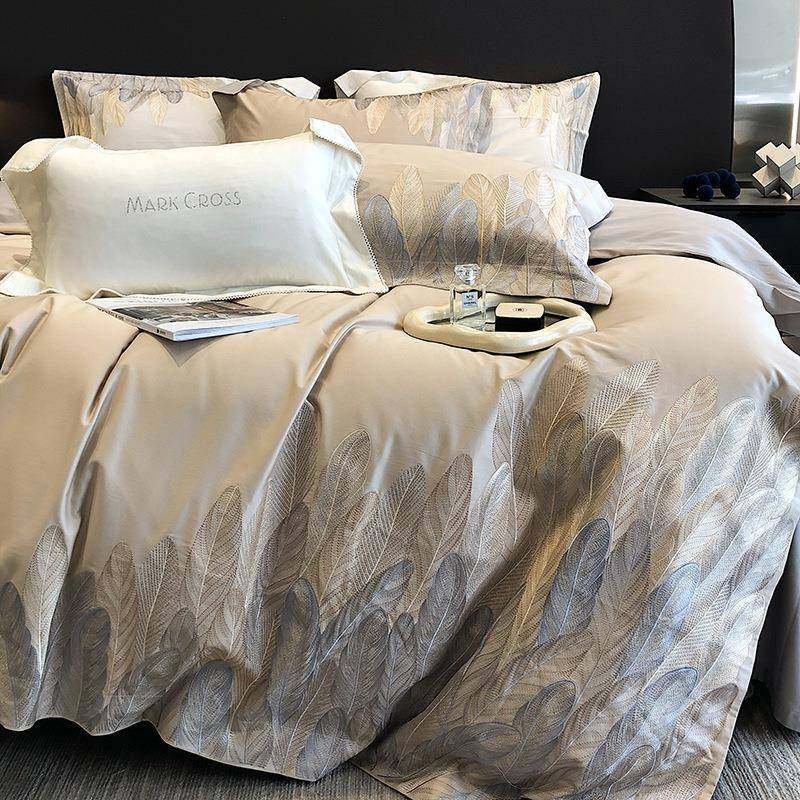 100S支匹马棉四件套轻奢简羽毛全棉纯棉四季被套裸睡柔软床上用品,居家日用,美容小工具,淘宝优惠券,粉丝福利购,淘宝优惠卷