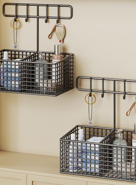 艺术风入户鞋柜上玄关钥匙收纳摆件装饰置物架桌面整理神器装饰架