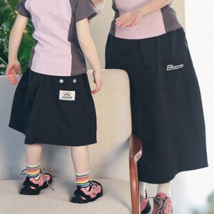 儿童工装 乾半身裙2025夏装 裙子母女亲 速干 山系户外女童清凉薄款