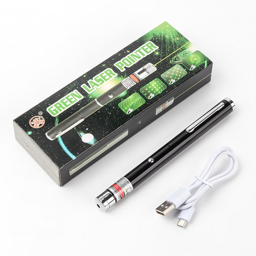 U充电激光手电红光售楼部沙盘笔镭射绿外线激光灯教鞭指星笔