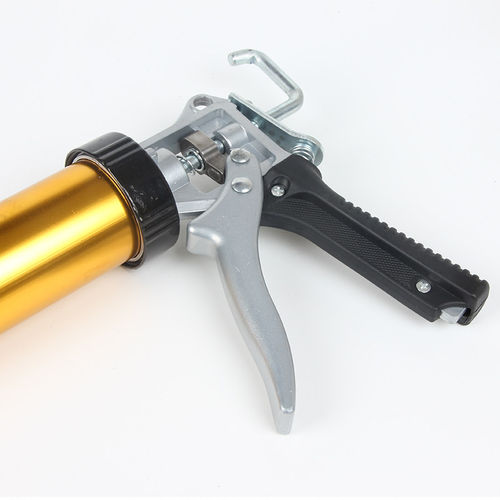 玻璃胶枪美缝收边结构胶密封打胶工具挤压胶枪填缝齿牙胶枪家用