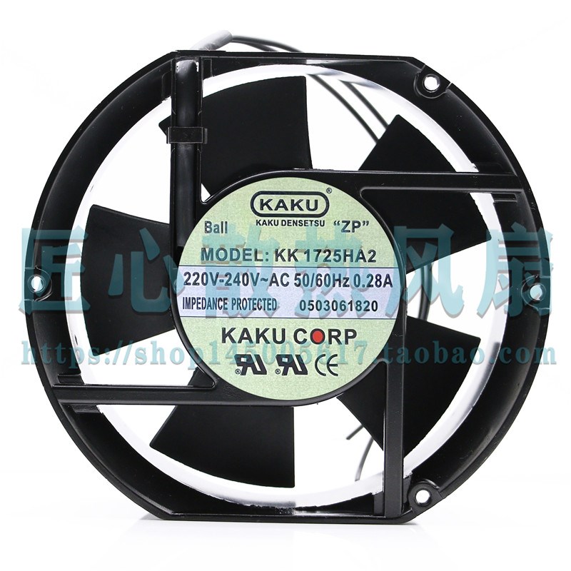 KK1725HA2 AC220V 0.28A全新卡固KAKU 172*150*51MM 电柜散热风扇