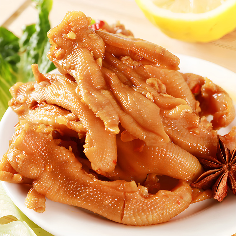 饞嘴萌主無骨鴨爪酸辣去脫骨鴨掌