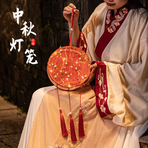 中秋节挂饰发光宫灯古风灯笼儿童
