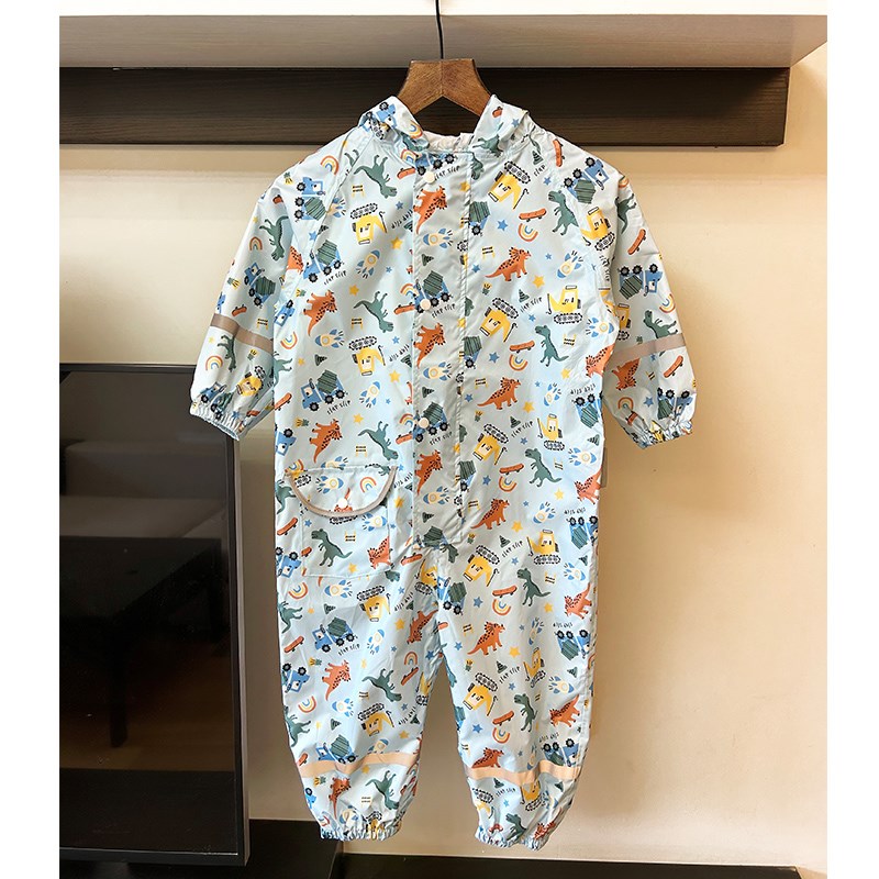 儿童雨衣男童连体装防水全身雨裤小男孩女童幼儿园宝宝2023新款