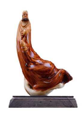 太行崖柏根雕客厅观音陈化老料木雕雕刻工艺品