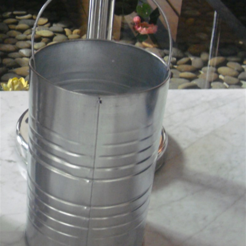 垃圾桶内胆圆形长方形正方形镀锌铁皮不锈钢港式果皮桶酒店大