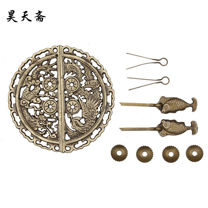 昊天斋仿古拉手柜门把手古典家俱铜衣整体橱柜子圆形五金件,基础建材,小拉手,淘宝优惠券,粉丝福利购,淘宝优惠卷